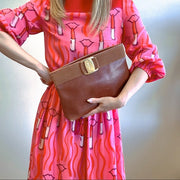Salvatore Ferragamo vintage clutch/ crossbody bag